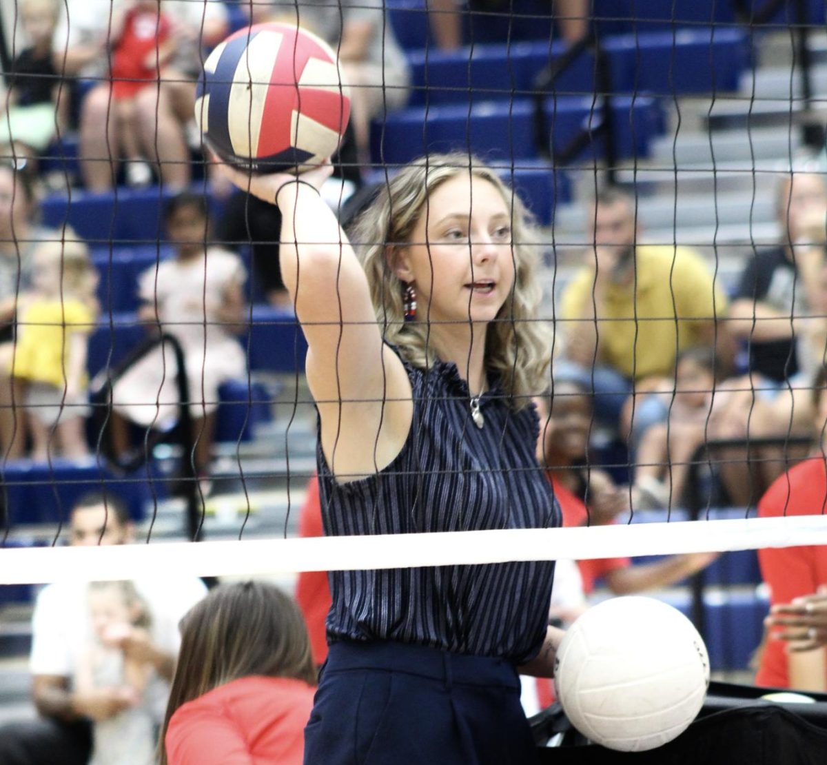 Kelli Barnett is excited about starting the Memorial High School volleyball program. 