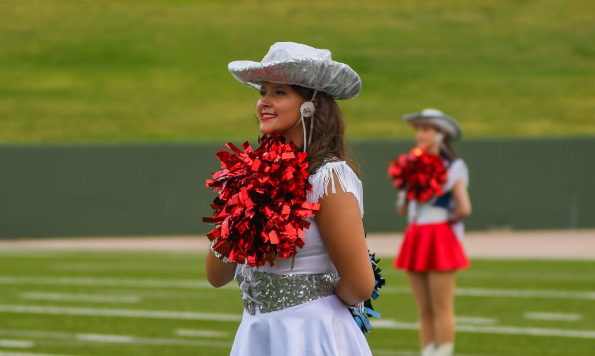 Hannah Roseli is the captain of the Sapphires drill team. 