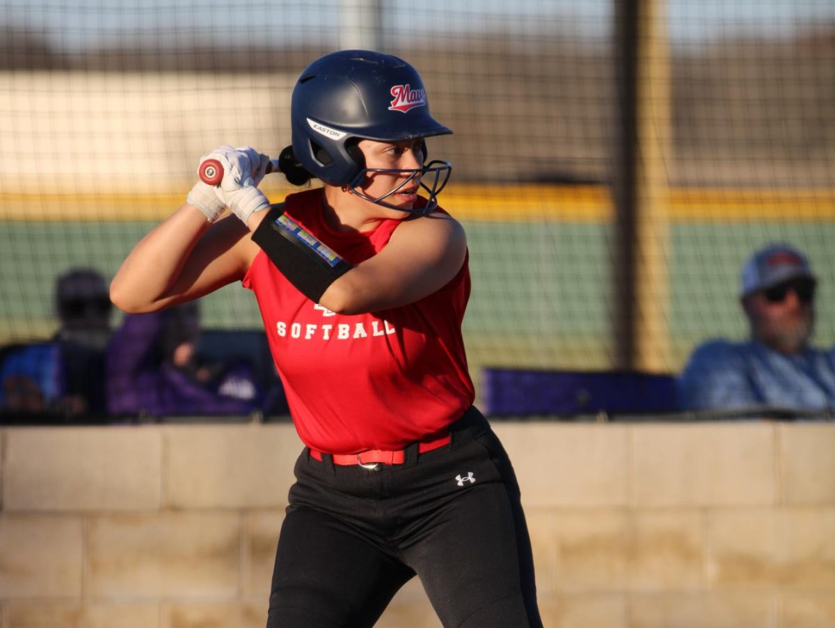 Aubrey Martinez is one of Memorial's key softball players this season. 