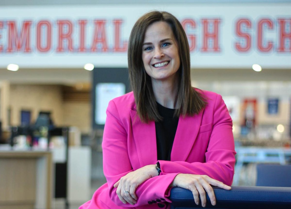 Erin Dillard is Memorial's first Teacher of the Year. 