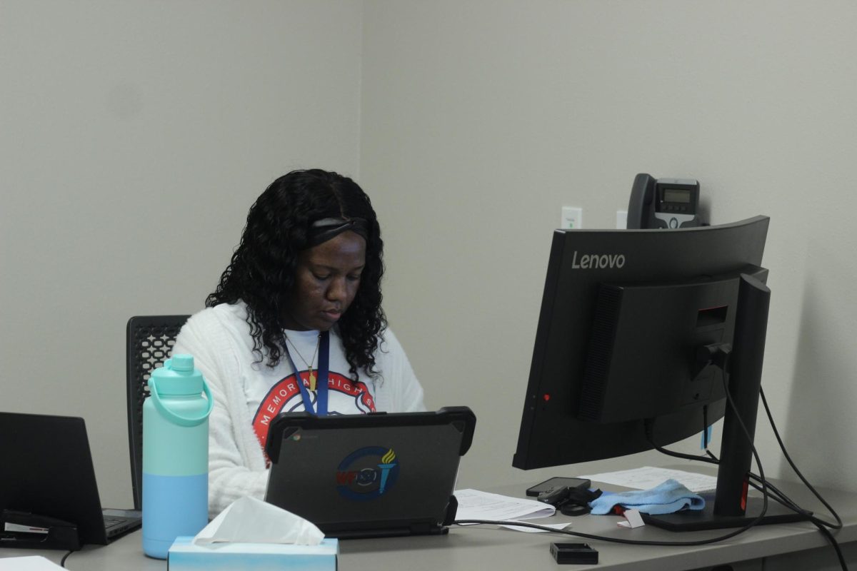 Nashida Bertrand is one of several first-year teachers at Memorial. 