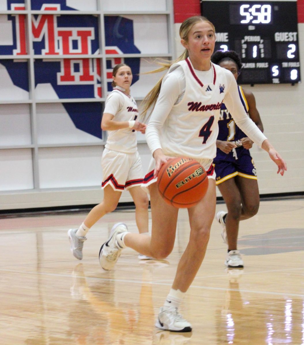Mariah Jackson, the Beard twins and Addison Williams have balanced playing varsity basketball and soccer this season. 