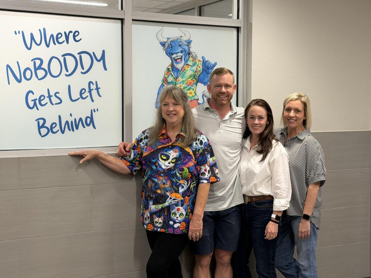 Most of Brad Boddy's immediate family was on hand for the dedication of the special education suite. 